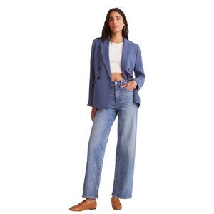 Madewell The Perfect Vintage Wide-Leg Jean in Heathcote Wash Sz 30